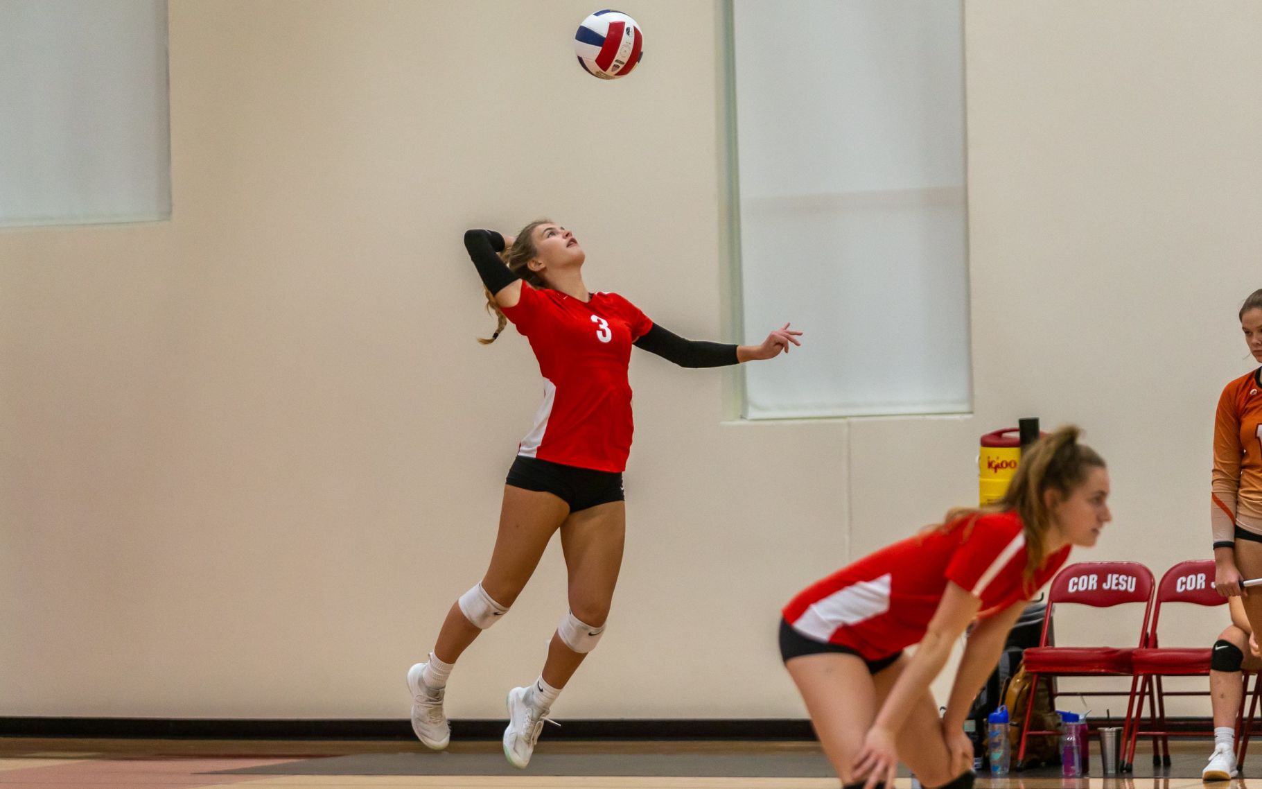 Cor Jesu vs. Edwardsville volleyball